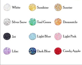 New Drusy Crystal Rivets - 9mm Crystal Rivets - NEW ITEM only found here! -3