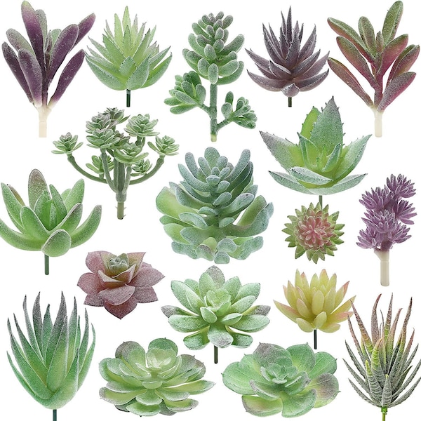 Artificial Succulent Greenery Bundle - Desert Decor - Indoor Plants - Succulents - Spring Home Decor -P