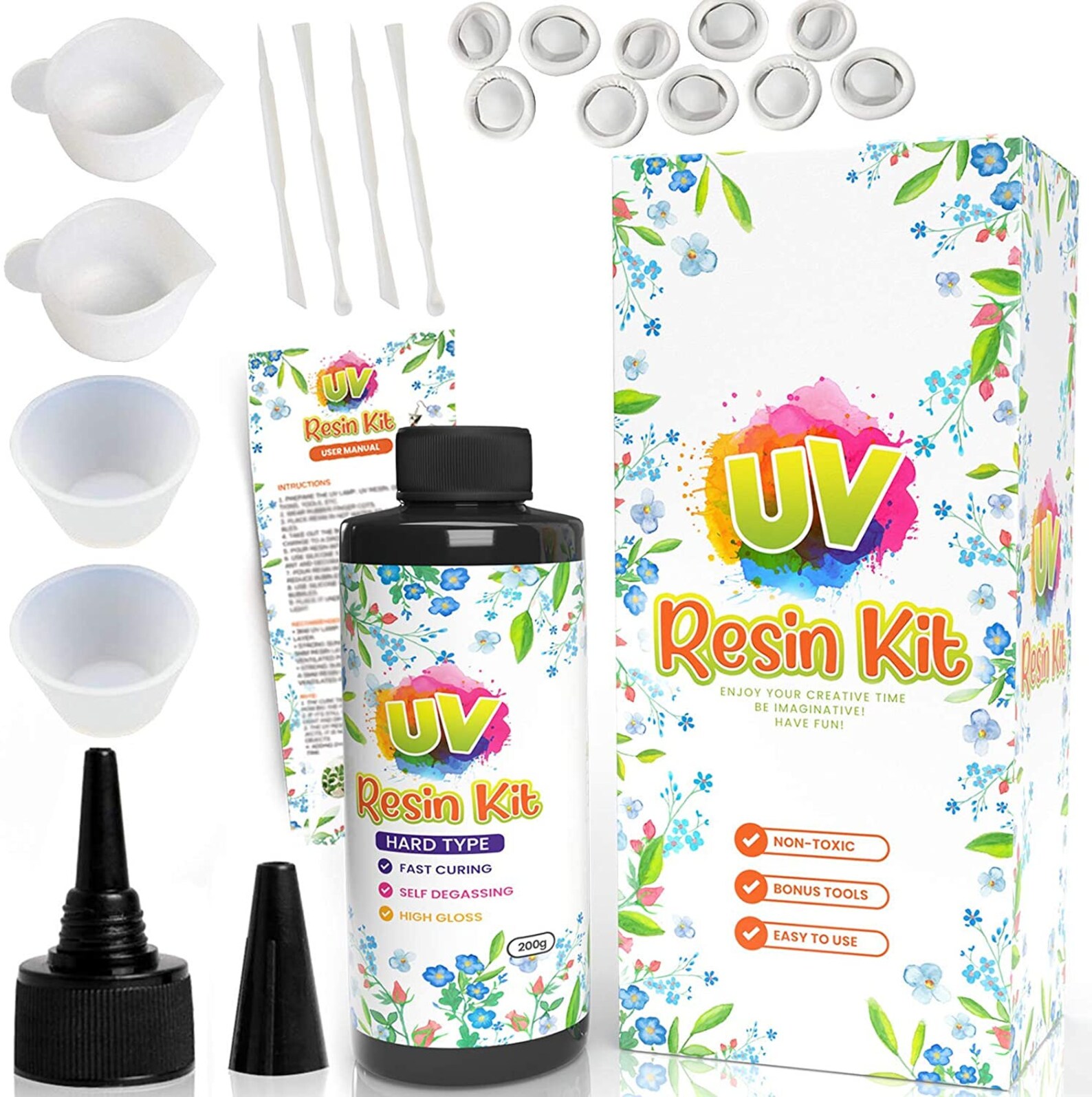 UV Resin Starter Kit With Light UV Resin UV Resin Dye Resin Etsy New