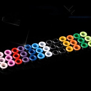 6mm 1/4” Colored Grommets / Eyelets -8