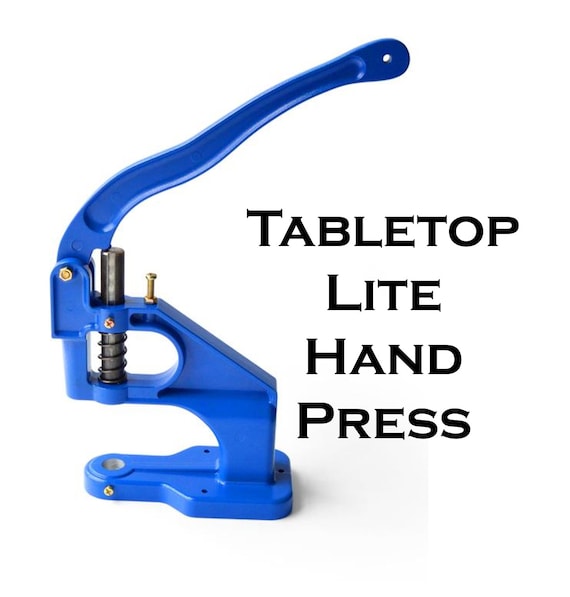 Hand Press for Setting Rivets, Grommets, and Snaps Dies Sold Separately  Lightweight Blue Aluminum Body Portable Grommet Press 