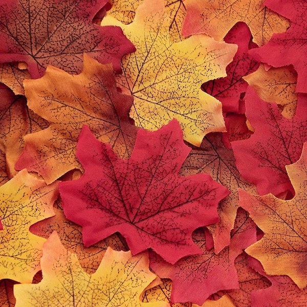 100ct fall leaves