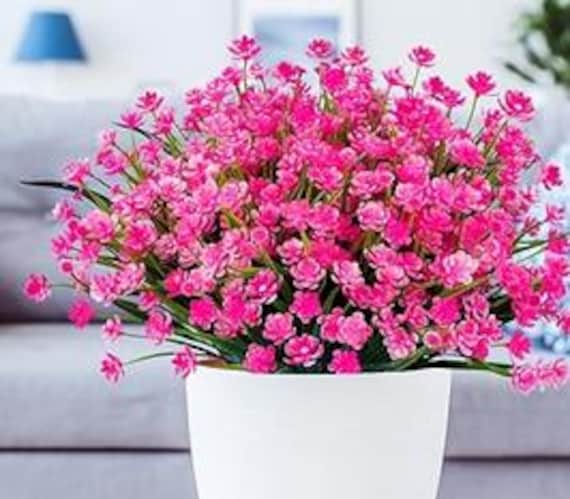 Outdoor Kunstblumen - UV beständig Indian Paintbrush Blumen - Spring Flowers - Outdoor Pflanzen - Floral Stängel -S