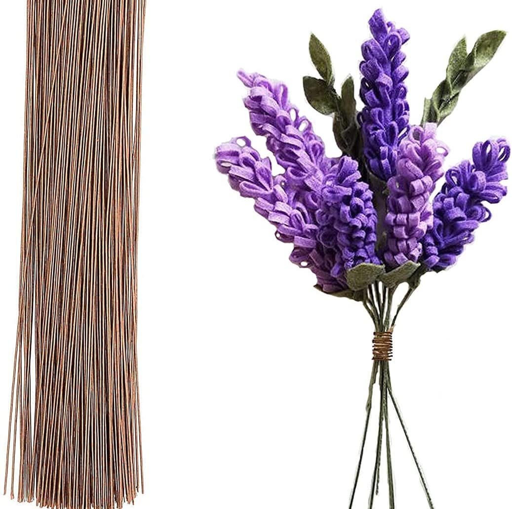 Alambre Floral de 100 piezas para manualidades, palos de alambre para flores,  suministros florales para envoltura de tallo de ramo, arreglos florales  artesanales - AliExpress