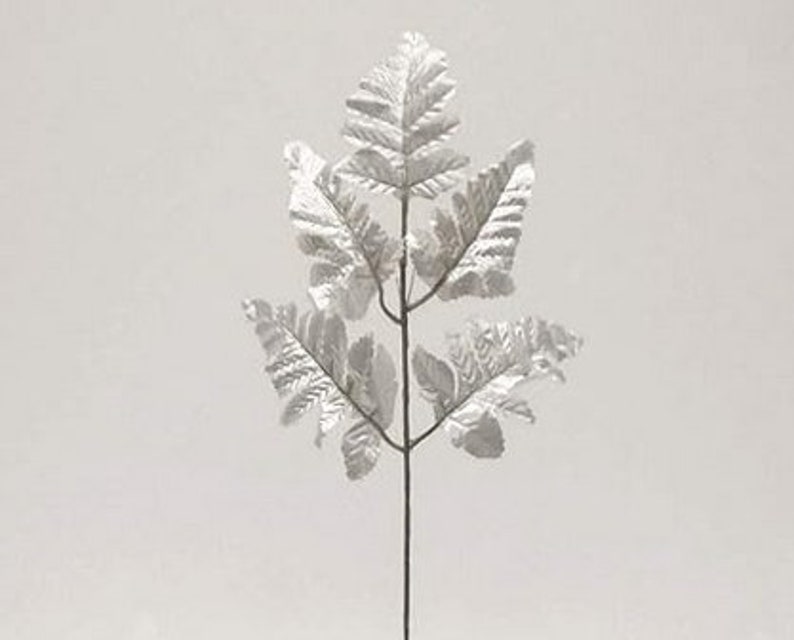 Fern Artificial Silk Leaves 16 Great for Wreaths Flower Arrangements Home Decor image 7