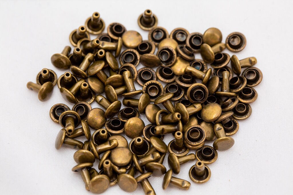 Bronze Rivets for Leather 100ct 5/16 Bronze Cap Rivet Etsy