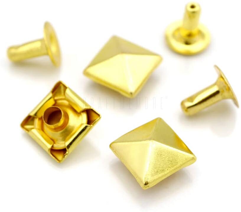 Pyramid Rivets 10mm Square Rivets for Leather Pyramid Etsy