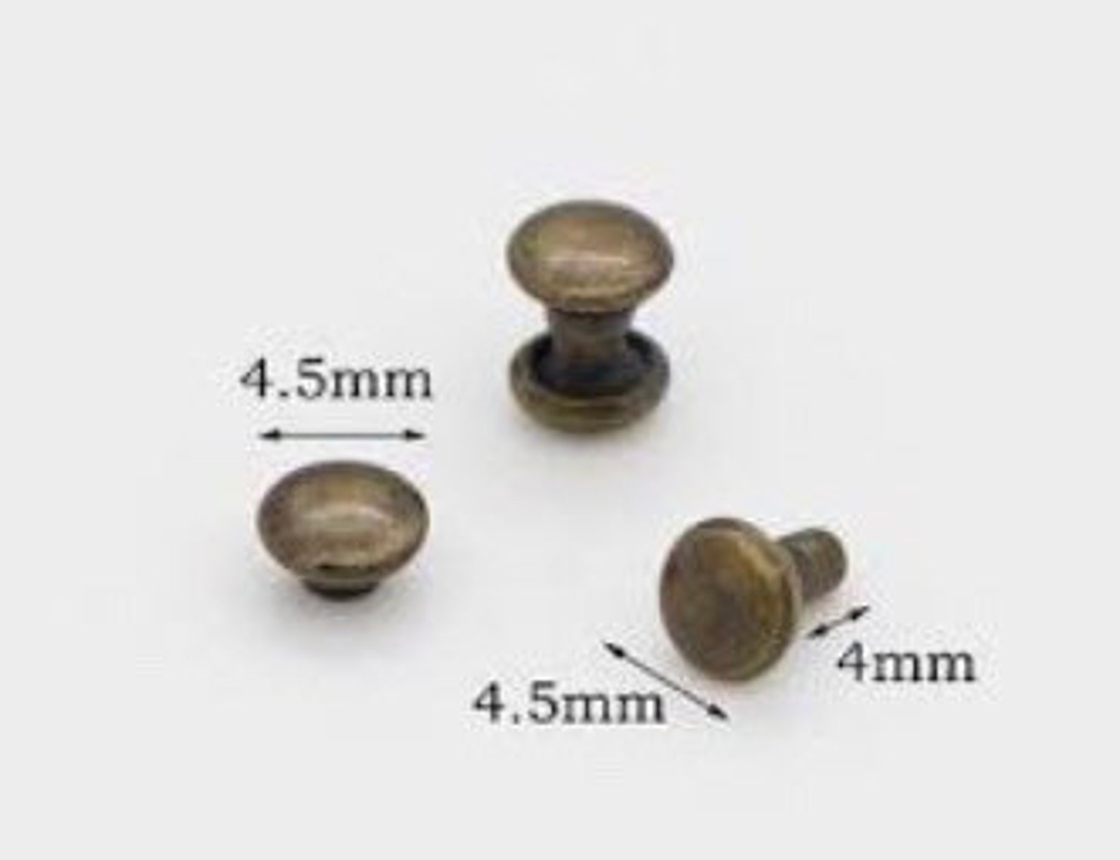 Bronze Rivets for Leather 100ct 5/16 Bronze Cap Rivet Etsy