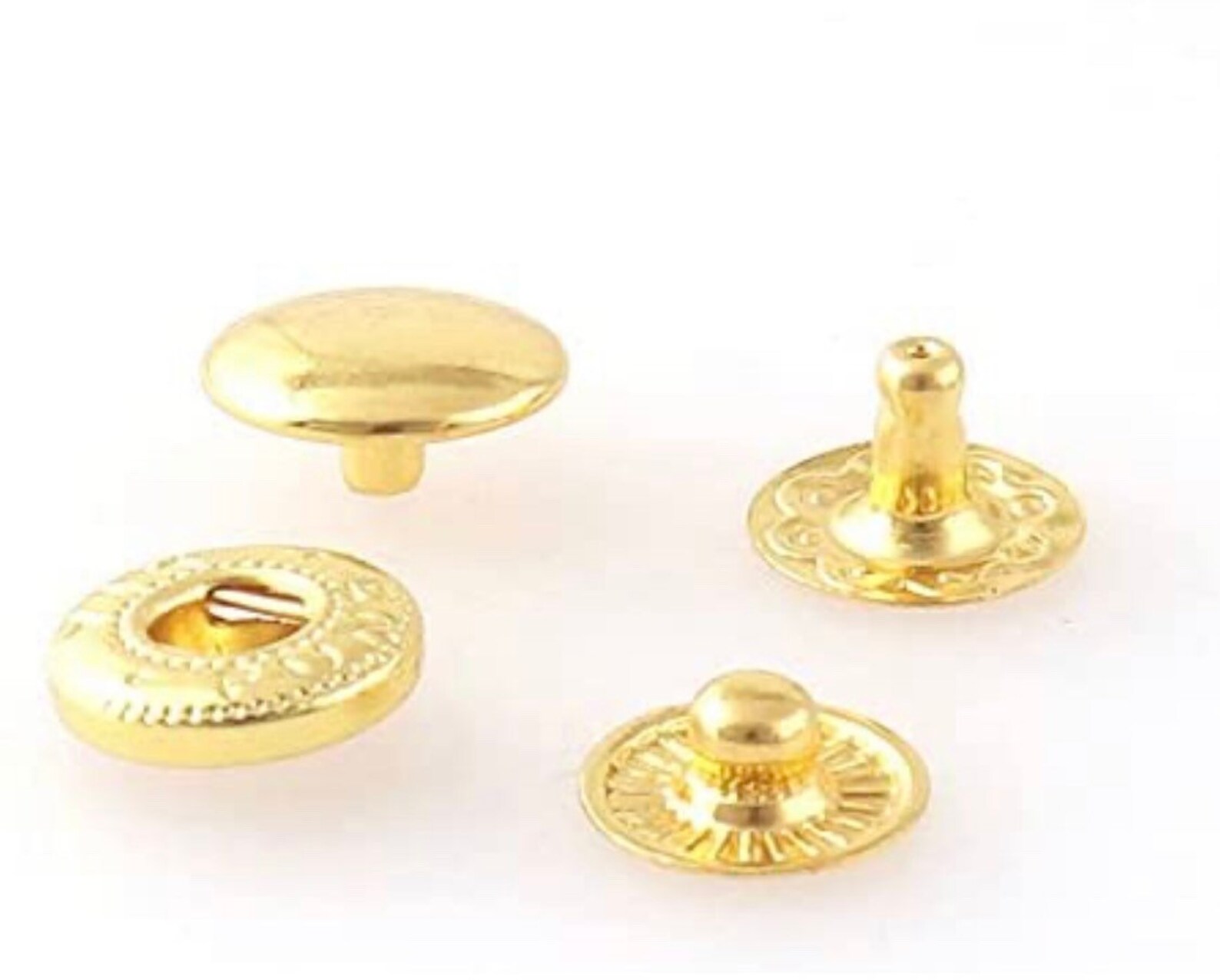 Metal Snaps Spring Snap Buttons 10mm 12.5mm 15mm Snaps Etsy