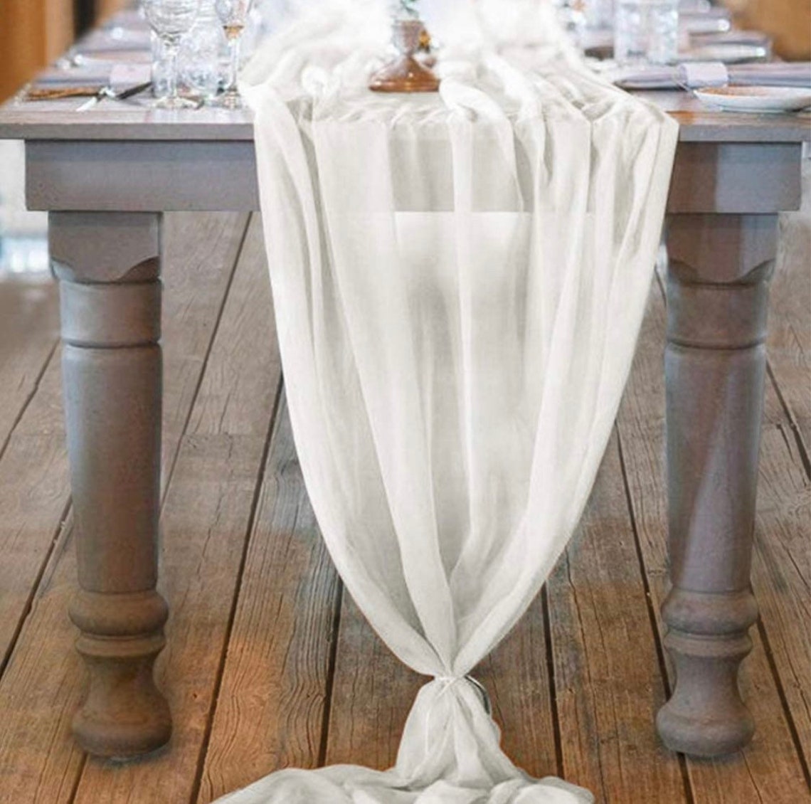 Chiffon Drapery Cloth - 10ft Chiffon Table Runner - Wedding Arch Wrap ...