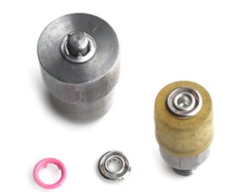 Prong Snap Fastener Press Die for Hand Press -9.5mm Dies for Setting Prong Snaps - Press Sold Separately