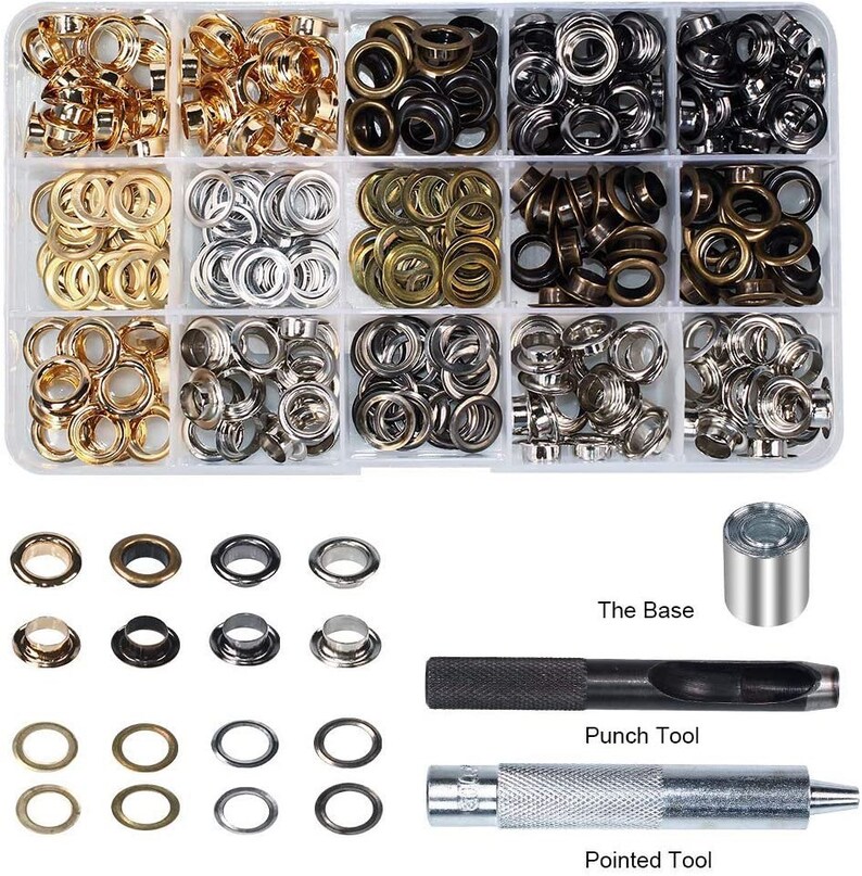 Metal Grommet Kit 200 Set 5/16 8mm Eyelets With Etsy