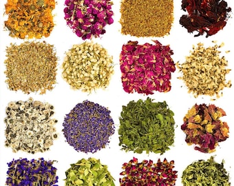 Dried Flowers for Resin, Soap Making, Candle Making, and Aromatherapy -P