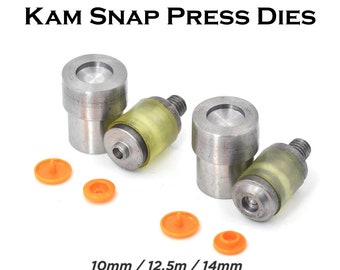 Kam Snap Dies for Hand Press -T3 T5 T8 Plastic Snap Dies - Press Sold Separately