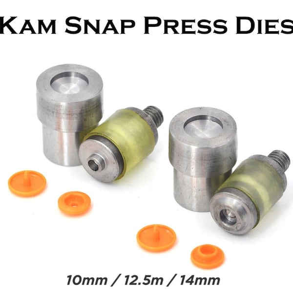 Kam Snap Dies for Hand Press -T3 T5 T8 Plastic Snap Dies - Press Sold Separately