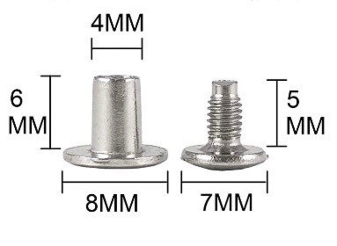 Chicago Screw Rivet Kit 5/16” - 150ct 5 Colors - Easy Install! No Tools ...