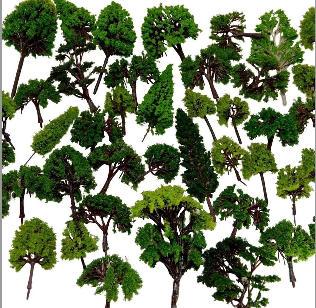 Miniature Trees for Models, Resin, and Crafts - 10ct -P - Etsy