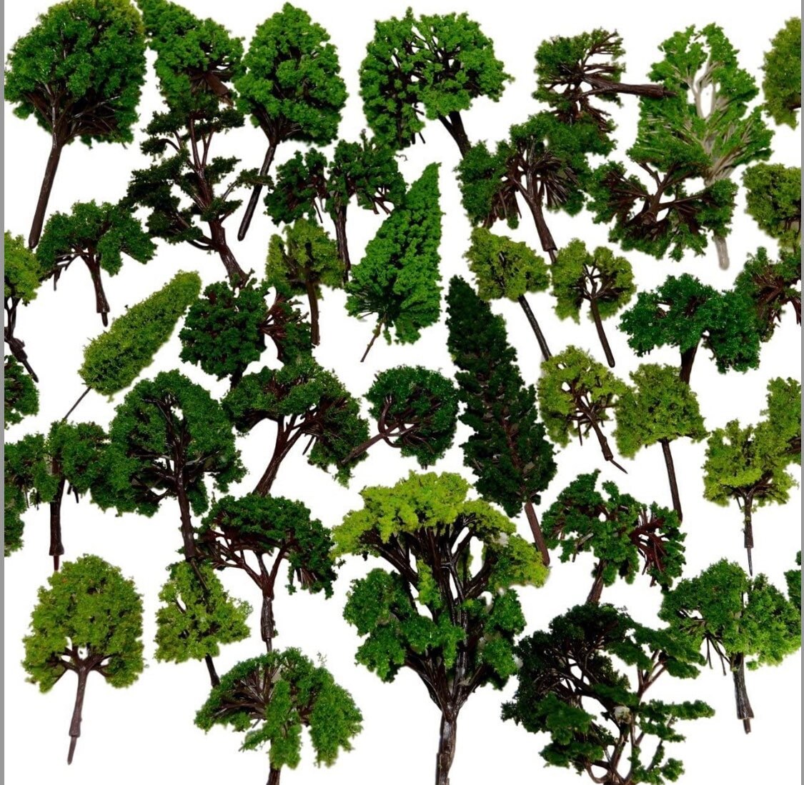 Miniature Trees for Models Resin and Crafts 10ct Etsy