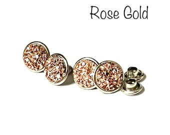 Drusy Crystal Rivets - 9mm Crystal Rivets - NEW COLORS - Only found here! -11