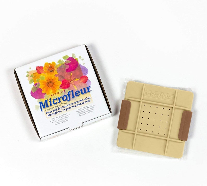 Microwave Flower Press Dried Flowers in Minutes Etsy