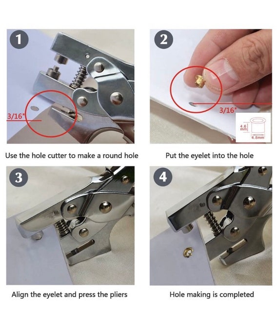 How to Use Eyelet Pliers: 8 Steps (with Pictures) - wikiHow