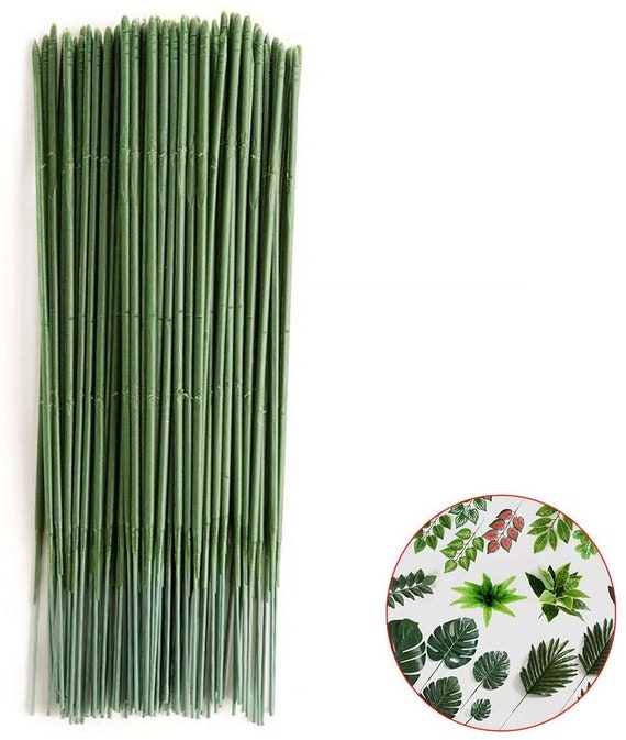 Floral Stems Wire for Flower Arrangements Craft Wire Artificial Flower Stems  Flower Wall Supplies Wire Stem for Flowers 