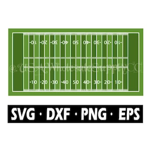 Fußballplatz SVG - Sport SVG - American Football SVG - kommerzielle Nutzung SVG eps DXF - Digital Download