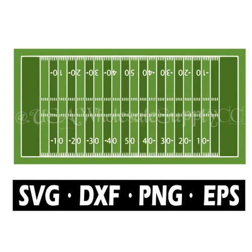 Football Field SVG - Etsy