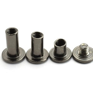 Chicago Screw Rivets M5x6mm 10mm 12mm Facile à utiliser, idéal pour les étiquettes 3 image 6