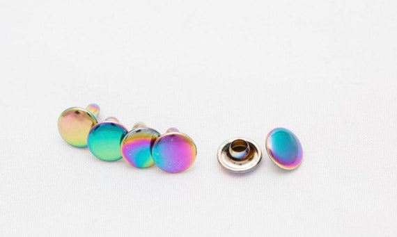 50ct Small Medium Large Cap Rivets Fast and Free Shipping! Rivets for Leather and Crafts 4mm 6mm 8mm Sizes Available 50ct Small Medium Large Cap Rivets Fast and Free Shipping! Rivets for Leather and Crafts 4mm 6mm 8mm Sizes Available