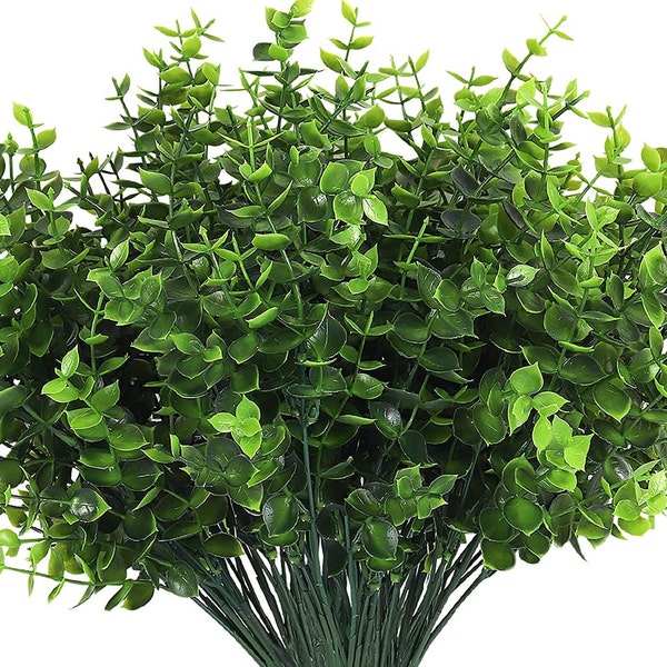 Artificial Greenery - Bouquet Filler - Eucalyptus Leaves - Eucalyptus Stems - Floral Stems - Spring Home Decor -3