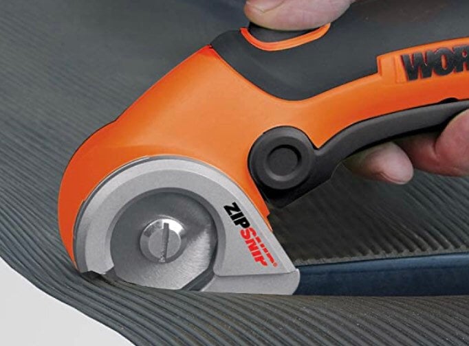 Electric Rotary Cutting Tool for Leather, Plastic, Thick Fabric, Vinyl, and  More 