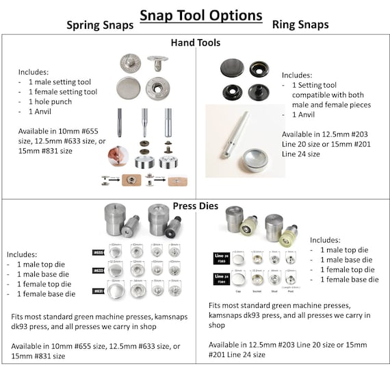 Setting Snaps - How to Set Snaps (4 Types)