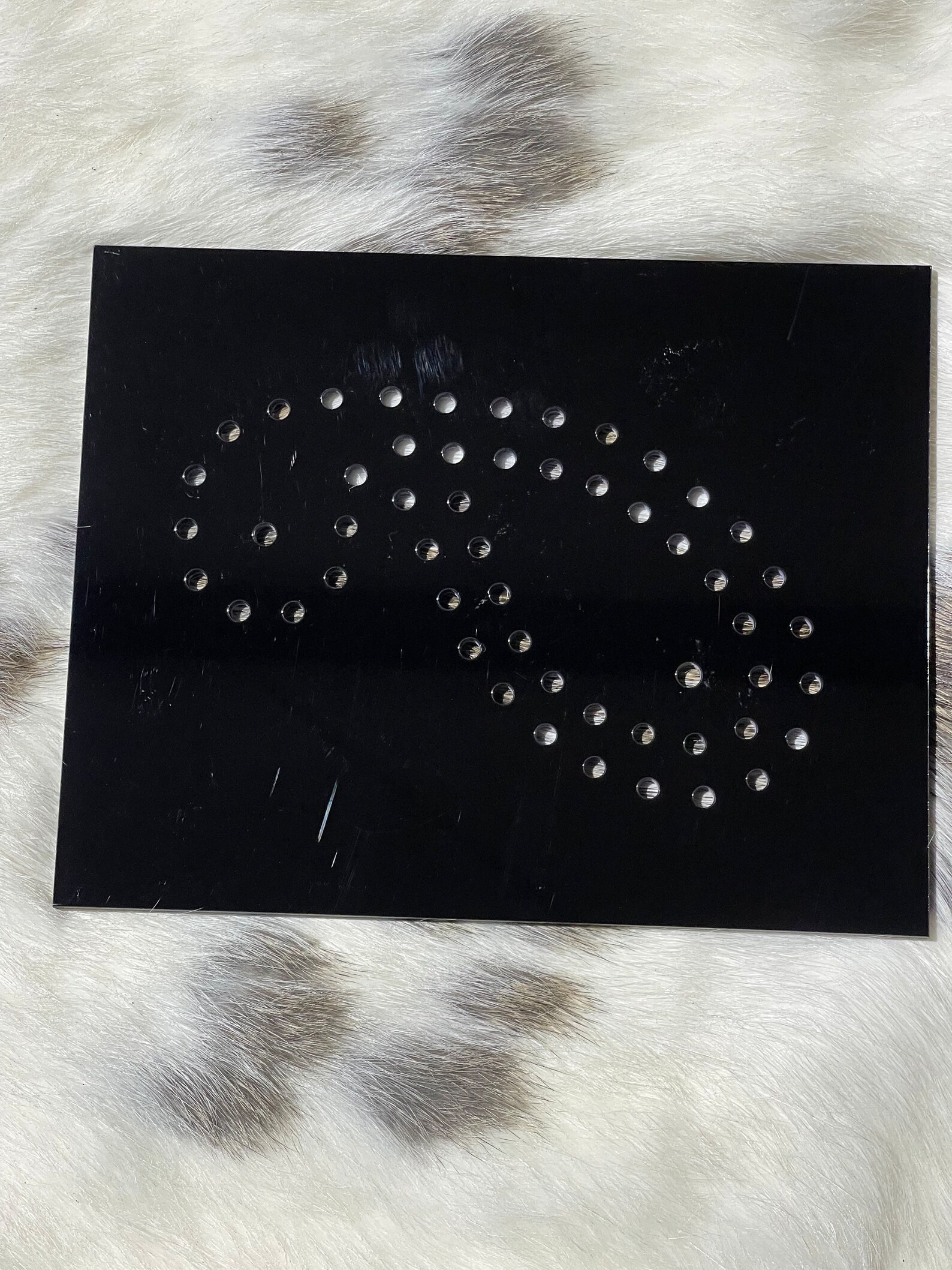 Crystal Rivet Pattern - Acrylic Leather Template - Leather Pattern ...