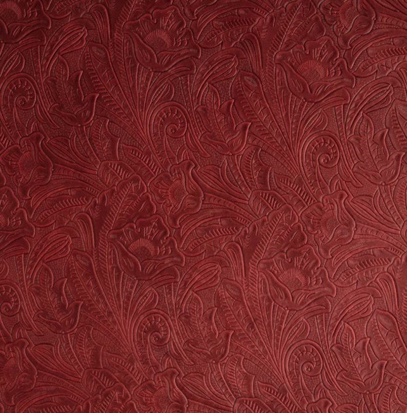 Floral Embossed Designer Leather Genuine Leather Wholesale Etsy