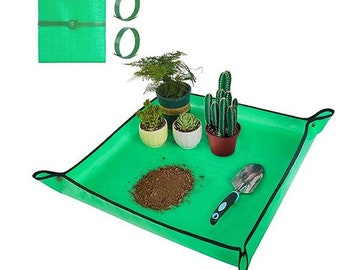 Garden Potting Mat-Crafting Mat-Waterproof Potting Tray-Portable Gardening Mat