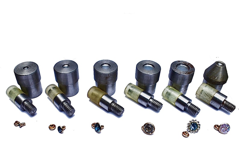 Crystal Rivet Dies for Hand Press Dies for Setting Rivets Etsy
