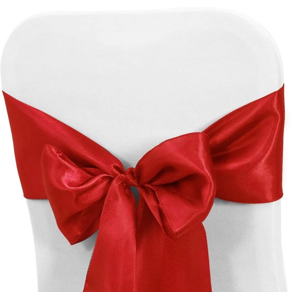 Christmas Satin Sash Ribbon - Double-side Satin Sash Bow - Christmas decor - Decor for trees, presents, home - Reusable Elegant decor -P