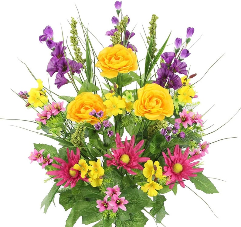 Mother's Day Silk Flower Bouquet Artificial Flower Etsy