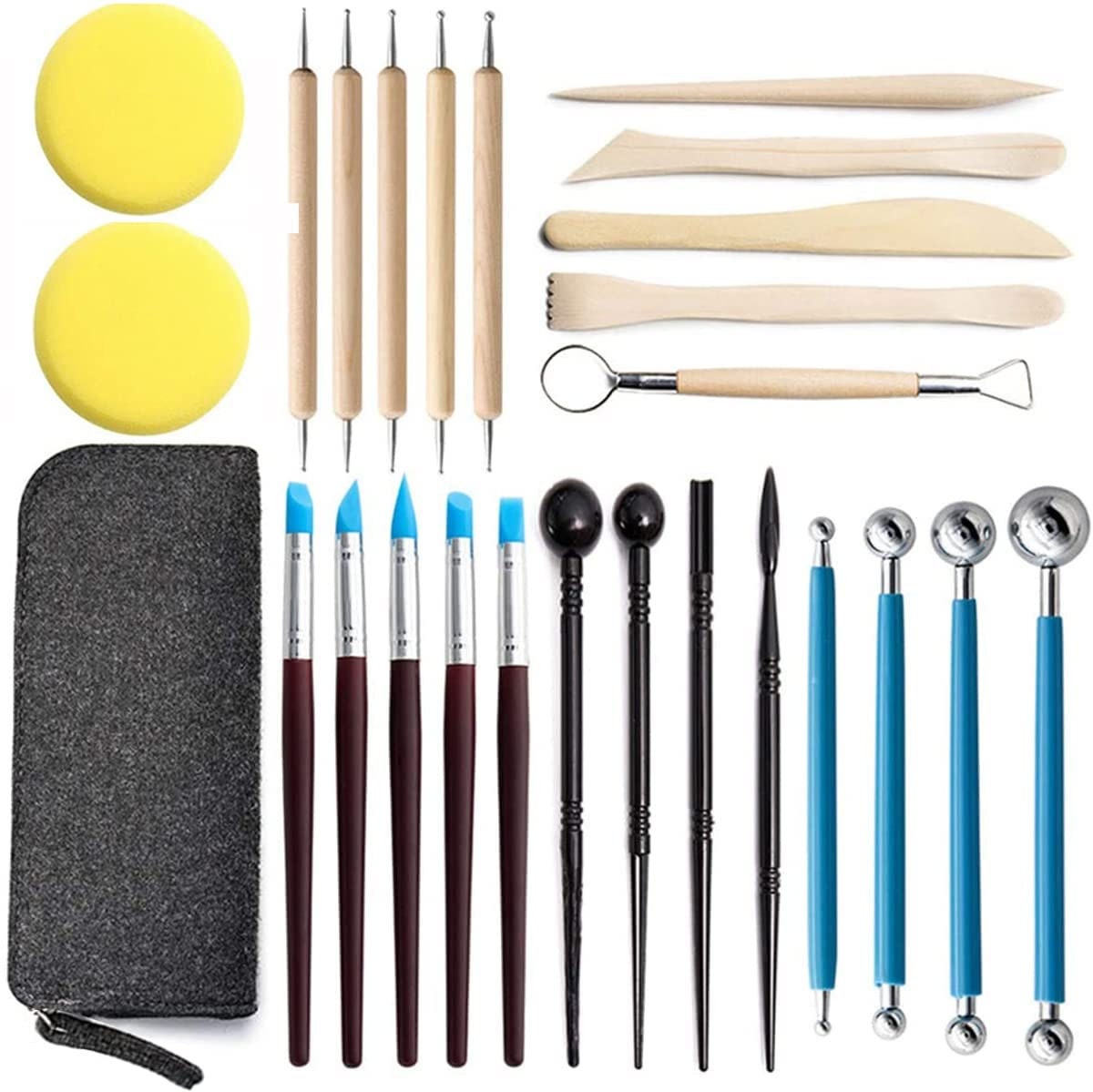 Beginner Set of Sculpting and Molding Tools for Clay Fondant Etsy