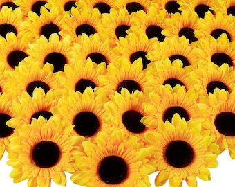 Silk Sunflower Heads -P