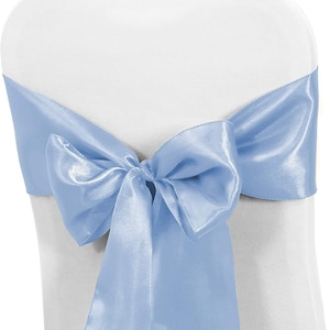 Bridal Bow - Double-side Satin Sash Bow - Wedding Chair Bow - Romantic Wedding Bow - Wedding table decor - Elegant decor -1