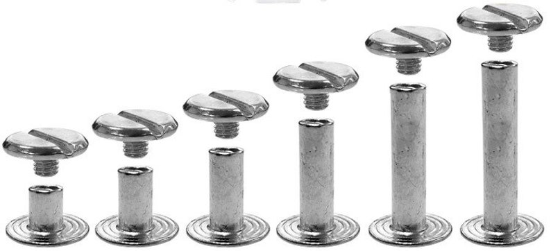 Chicago Screw Rivets - 5mm Thru 45mm - Easy Install! No Tools Required ...