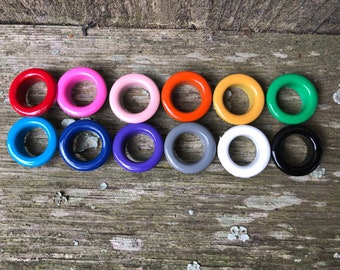 1mm 2mm 3mm 4mm 5mm 6mm 10mm Colored and Metal Grommets / Eyelets -3