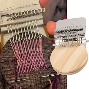 Darning Loom - Mending Looms - Fast DIY clothing repair - Speedweve Loom - Mending Kit - Visible Repair Tool -P