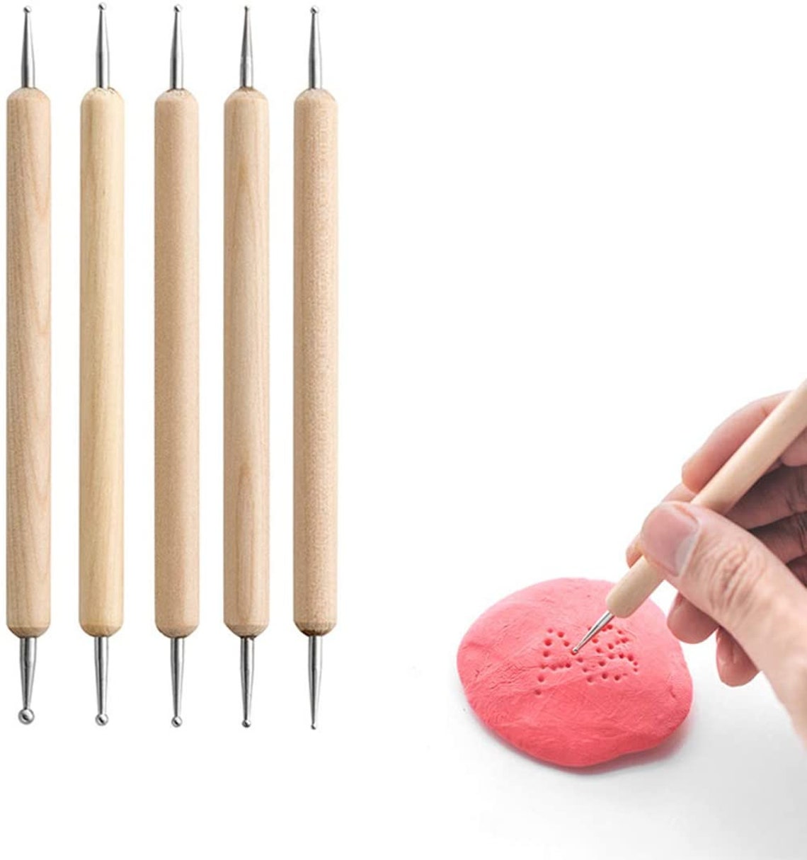 Beginner Set of Sculpting and Molding Tools for Clay Fondant Etsy