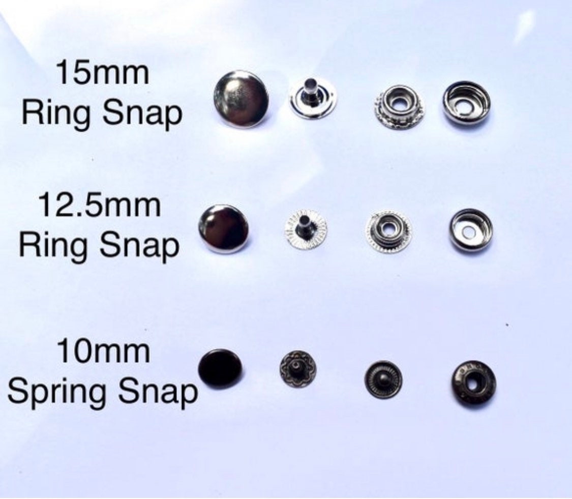 Metal Ring Snaps Line 20 Line 24 Metal Snaps 203 201 Etsy