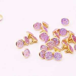Drusy Crystal Rivets 9mm Crystal Rivets NEW ITEM Only Found Here 15 - Etsy
