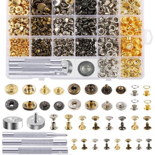 400pc Hardware Starter Kit With Grommets Rivets Snaps Etsy