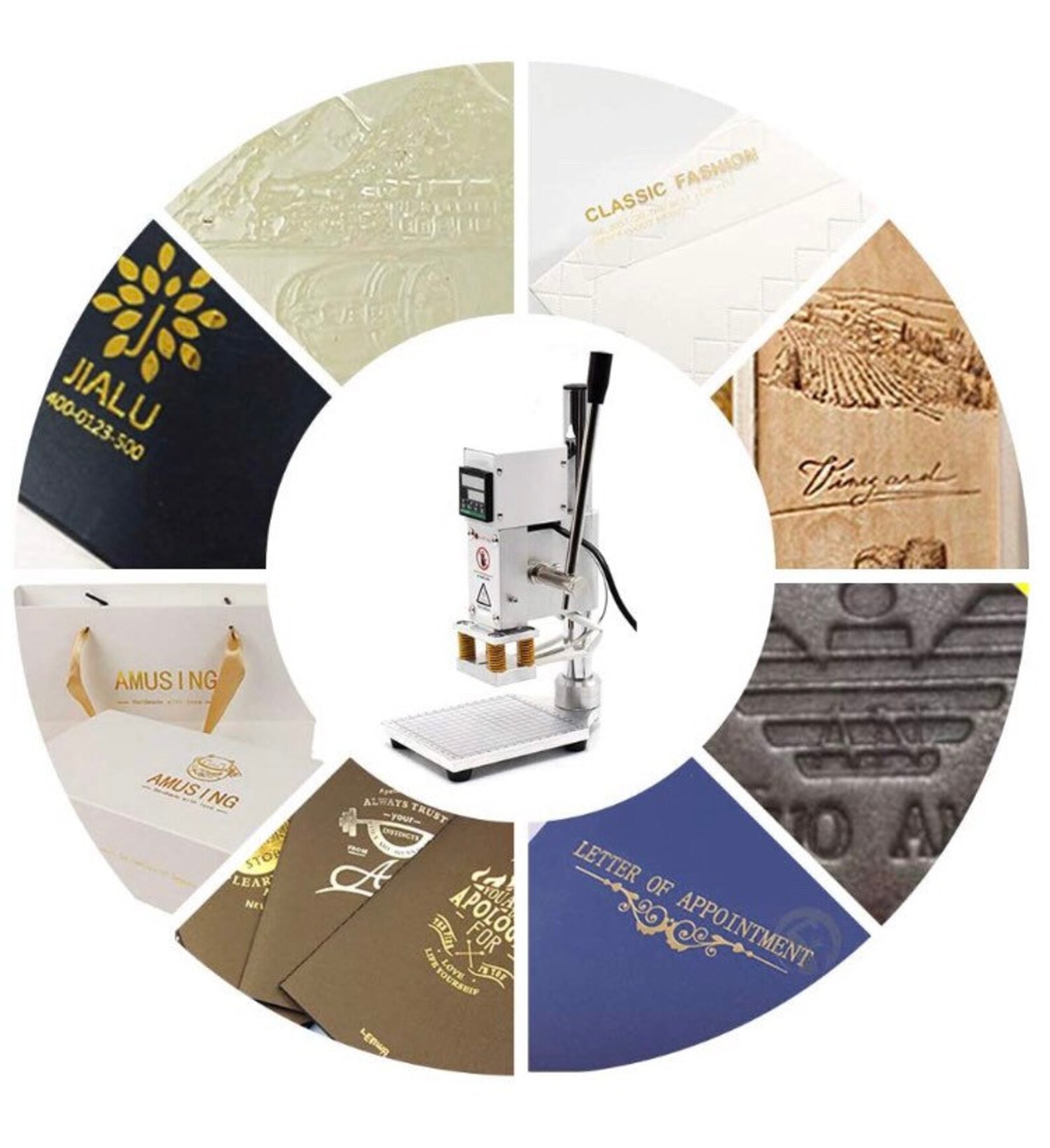 Hot Foil Stamping and Embossing Machine for Leather Paper Etsy